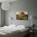 Tablou decorativ, 70100FAMOUSART-014, PÂNZĂ 100% PIELE ÎNTOARSĂ / Dimensiune: 70 x 100 cm / Rama: 100% Lemn (Grosime: 3 cm), Multicolor