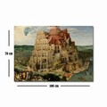 Tablou decorativ, 70100FAMOUSART-014, PÂNZĂ 100% PIELE ÎNTOARSĂ / Dimensiune: 70 x 100 cm / Rama: 100% Lemn (Grosime: 3 cm), Multicolor