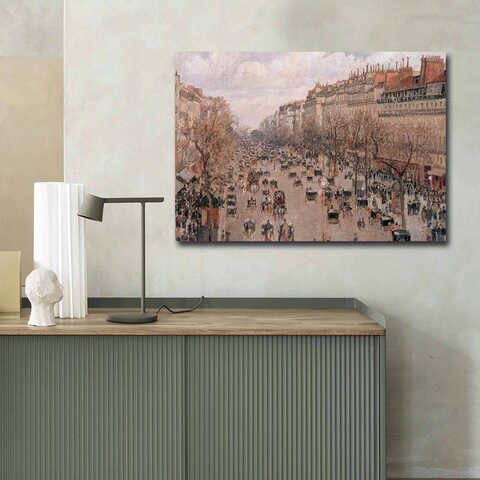Tablou decorativ, 70100FAMOUSART-015, PÂNZĂ 100% PIELE ÎNTOARSĂ / Dimensiune: 70 x 100 cm / Rama: 100% Lemn (Grosime: 3 cm), Multicolor