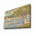 Tablou decorativ, 70100FAMOUSART-025, PÂNZĂ 100% PIELE ÎNTOARSĂ / Dimensiune: 70 x 100 cm / Rama: 100% Lemn (Grosime: 3 cm), Multicolor