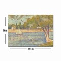 Tablou decorativ, 70100FAMOUSART-025, PÂNZĂ 100% PIELE ÎNTOARSĂ / Dimensiune: 70 x 100 cm / Rama: 100% Lemn (Grosime: 3 cm), Multicolor