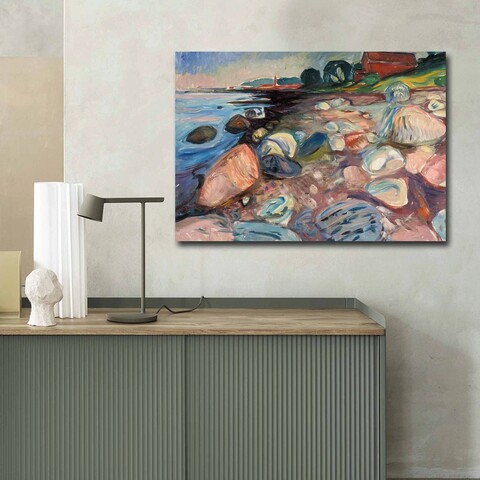 Tablou decorativ, 70100FAMOUSART-027, PÂNZĂ 100% PIELE ÎNTOARSĂ / Dimensiune: 70 x 100 cm / Rama: 100% Lemn (Grosime: 3 cm), Multicolor