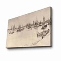 Tablou decorativ, 70100FAMOUSART-029, PÂNZĂ 100% PIELE ÎNTOARSĂ / Dimensiune: 70 x 100 cm / Rama: 100% Lemn (Grosime: 3 cm), Multicolor