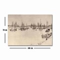Tablou decorativ, 70100FAMOUSART-029, PÂNZĂ 100% PIELE ÎNTOARSĂ / Dimensiune: 70 x 100 cm / Rama: 100% Lemn (Grosime: 3 cm), Multicolor