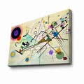 Tablou decorativ, 70100FAMOUSART-034, PÂNZĂ 100% PIELE ÎNTOARSĂ / Dimensiune: 70 x 100 cm / Rama: 100% Lemn (Grosime: 3 cm), Multicolor