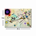 Tablou decorativ, 70100FAMOUSART-034, PÂNZĂ 100% PIELE ÎNTOARSĂ / Dimensiune: 70 x 100 cm / Rama: 100% Lemn (Grosime: 3 cm), Multicolor