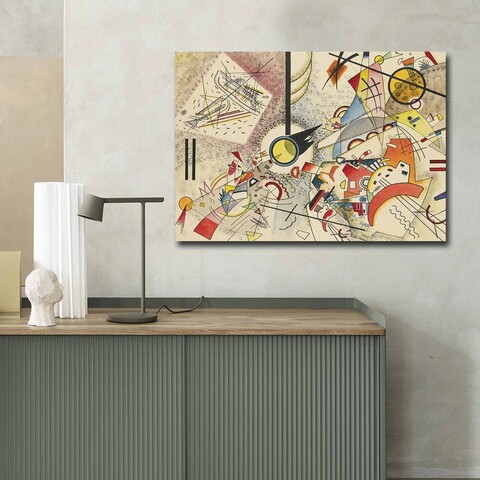 Tablou decorativ, 70100FAMOUSART-037, PÂNZĂ 100% PIELE ÎNTOARSĂ / Dimensiune: 70 x 100 cm / Rama: 100% Lemn (Grosime: 3 cm), Multicolor