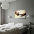 Tablou decorativ, 70100FAMOUSART-038, PÂNZĂ 100% PIELE ÎNTOARSĂ / Dimensiune: 70 x 100 cm / Rama: 100% Lemn (Grosime: 3 cm), Multicolor