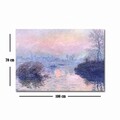 Tablou decorativ, 70100FAMOUSART-039, PÂNZĂ 100% PIELE ÎNTOARSĂ / Dimensiune: 70 x 100 cm / Rama: 100% Lemn (Grosime: 3 cm), Multicolor