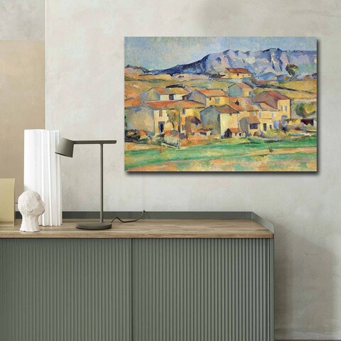 Tablou decorativ, 70100FAMOUSART-043, PÂNZĂ 100% PIELE ÎNTOARSĂ / Dimensiune: 70 x 100 cm / Rama: 100% Lemn (Grosime: 3 cm), Multicolor