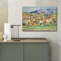 Tablou decorativ, 70100FAMOUSART-043, PÂNZĂ 100% PIELE ÎNTOARSĂ / Dimensiune: 70 x 100 cm / Rama: 100% Lemn (Grosime: 3 cm), Multicolor