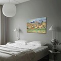Tablou decorativ, 70100FAMOUSART-043, PÂNZĂ 100% PIELE ÎNTOARSĂ / Dimensiune: 70 x 100 cm / Rama: 100% Lemn (Grosime: 3 cm), Multicolor