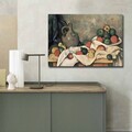 Tablou decorativ, 70100FAMOUSART-044, PÂNZĂ 100% PIELE ÎNTOARSĂ / Dimensiune: 70 x 100 cm / Rama: 100% Lemn (Grosime: 3 cm), Multicolor