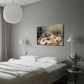 Tablou decorativ, 70100FAMOUSART-044, PÂNZĂ 100% PIELE ÎNTOARSĂ / Dimensiune: 70 x 100 cm / Rama: 100% Lemn (Grosime: 3 cm), Multicolor