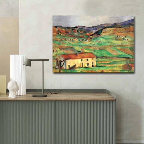 Tablou decorativ, 70100FAMOUSART-045, PÂNZĂ 100% PIELE ÎNTOARSĂ / Dimensiune: 70 x 100 cm / Rama: 100% Lemn (Grosime: 3 cm), Multicolor