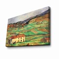 Tablou decorativ, 70100FAMOUSART-045, PÂNZĂ 100% PIELE ÎNTOARSĂ / Dimensiune: 70 x 100 cm / Rama: 100% Lemn (Grosime: 3 cm), Multicolor