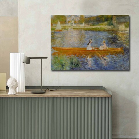 Tablou decorativ, 70100FAMOUSART-046, PÂNZĂ 100% PIELE ÎNTOARSĂ / Dimensiune: 70 x 100 cm / Rama: 100% Lemn (Grosime: 3 cm), Multicolor