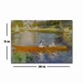 Tablou decorativ, 70100FAMOUSART-046, PÂNZĂ 100% PIELE ÎNTOARSĂ / Dimensiune: 70 x 100 cm / Rama: 100% Lemn (Grosime: 3 cm), Multicolor
