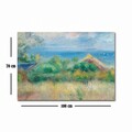 Tablou decorativ, 70100FAMOUSART-051, PÂNZĂ 100% PIELE ÎNTOARSĂ / Dimensiune: 70 x 100 cm / Rama: 100% Lemn (Grosime: 3 cm), Multicolor