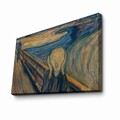 Tablou decorativ, 70100FAMOUSART-055, PÂNZĂ 100% PIELE ÎNTOARSĂ / Dimensiune: 70 x 100 cm / Rama: 100% Lemn (Grosime: 3 cm), Multicolor