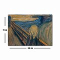 Tablou decorativ, 70100FAMOUSART-055, PÂNZĂ 100% PIELE ÎNTOARSĂ / Dimensiune: 70 x 100 cm / Rama: 100% Lemn (Grosime: 3 cm), Multicolor
