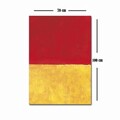 Tablou decorativ, 70100FAMOUSART-059, PÂNZĂ 100% PIELE ÎNTOARSĂ / Dimensiune: 70 x 100 cm / Rama: 100% Lemn (Grosime: 3 cm), Multicolor