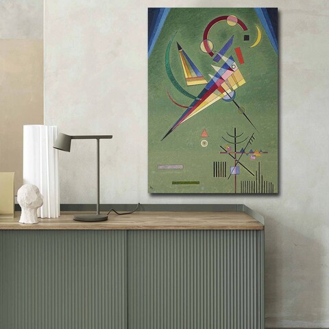 Tablou decorativ, 70100FAMOUSART-064, PÂNZĂ 100% PIELE ÎNTOARSĂ / Dimensiune: 70 x 100 cm / Rama: 100% Lemn (Grosime: 3 cm), Multicolor