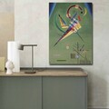 Tablou decorativ, 70100FAMOUSART-064, PÂNZĂ 100% PIELE ÎNTOARSĂ / Dimensiune: 70 x 100 cm / Rama: 100% Lemn (Grosime: 3 cm), Multicolor