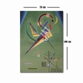 Tablou decorativ, 70100FAMOUSART-064, PÂNZĂ 100% PIELE ÎNTOARSĂ / Dimensiune: 70 x 100 cm / Rama: 100% Lemn (Grosime: 3 cm), Multicolor