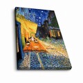 Tablou decorativ, 70100FAMOUSART-070, PÂNZĂ 100% PIELE ÎNTOARSĂ / Dimensiune: 70 x 100 cm / Rama: 100% Lemn (Grosime: 3 cm), Multicolor