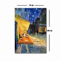 Tablou decorativ, 70100FAMOUSART-070, PÂNZĂ 100% PIELE ÎNTOARSĂ / Dimensiune: 70 x 100 cm / Rama: 100% Lemn (Grosime: 3 cm), Multicolor