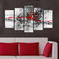 Tablou decorativ MDF, 5PMDF-18, 20 x 60 cm, Multicolor