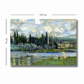 Tablou decorativ, 70100MONET032, Canvas, Lemn, Multicolor