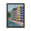 Tablou decorativ, Amsterdam 4 (35 x 45), Polistiren, Multicolor