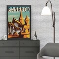 Tablou decorativ, Bangkok (35 x 45), Polistiren, Multicolor