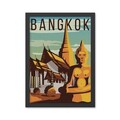 Tablou decorativ, Bangkok (35 x 45), Polistiren, Multicolor