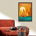 Tablou decorativ, Bangkok 2 (35 x 45), Polistiren, Multicolor