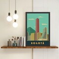 Tablou decorativ, Bogota (35 x 45), Polistiren, Multicolor