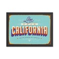 Tablou decorativ, California (35 x 45), Polistiren, Multicolor