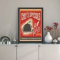 Tablou decorativ, Chef's Special (35 x 45), Polistiren, Multicolor