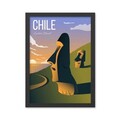 Tablou decorativ, Chile (35 x 45), Polistiren, Multicolor