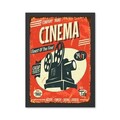 Tablou decorativ, Cinema 2 (35 x 45), Polistiren, Multicolor