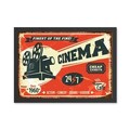 Tablou decorativ, Cinema 3 (35 x 45), Polistiren, Multicolor