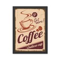 Tablou decorativ, Coffee (35 x 45), Polistiren, Multicolor