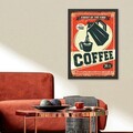 Tablou decorativ, Coffee 1960 (35 x 45), Polistiren, Multicolor