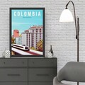 Tablou decorativ, Colombia (35 x 45), Polistiren, Multicolor