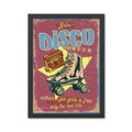 Tablou decorativ, Disco (35 x 45), Polistiren, Multicolor