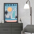 Tablou decorativ, Dubai (35 x 45), Polistiren, Multicolor