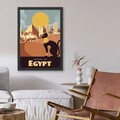 Tablou decorativ, Egypt (35 x 45), Polistiren, Multicolor