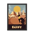 Tablou decorativ, Egypt (35 x 45), Polistiren, Multicolor